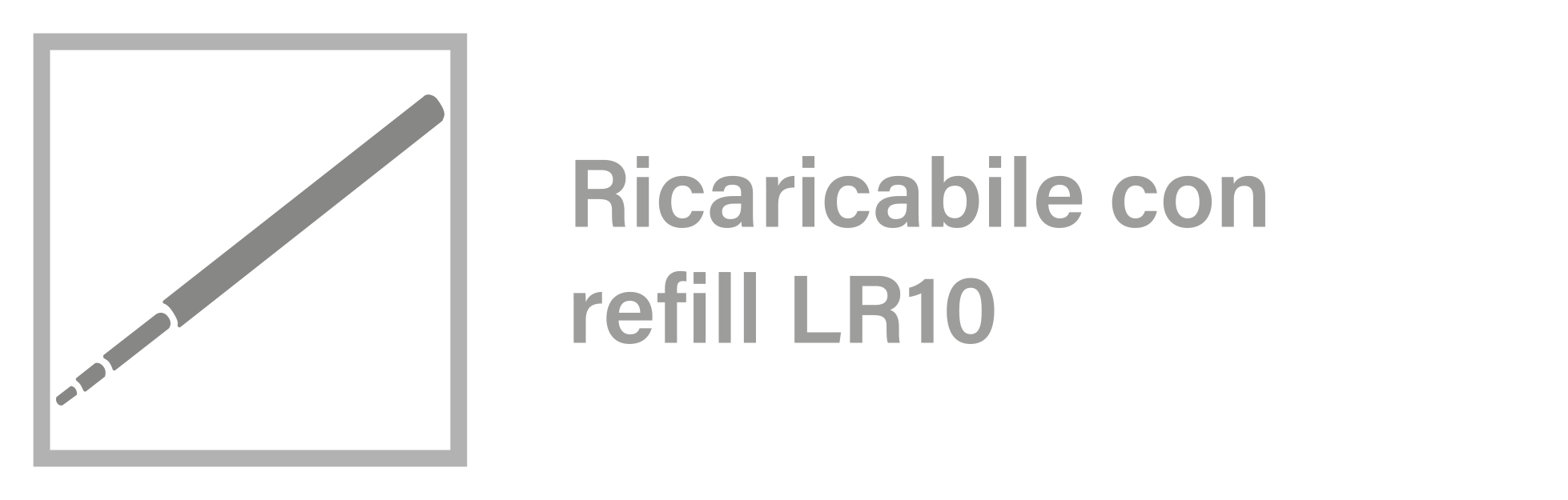 icona ricaricabile con refill senza scritta LR10