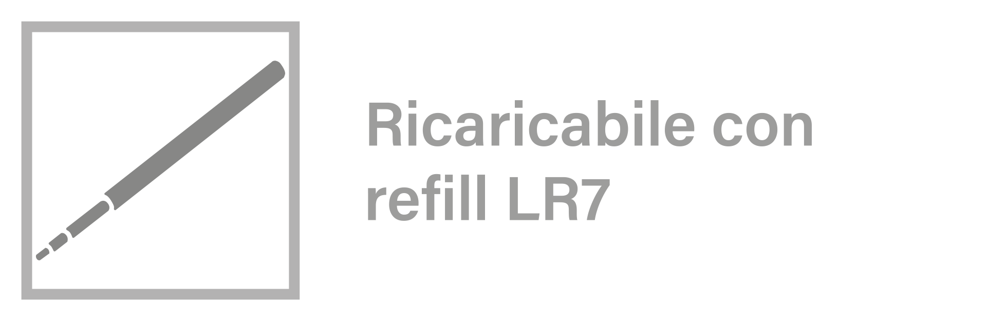 icona ricaricabile con refill senza scritta LR7