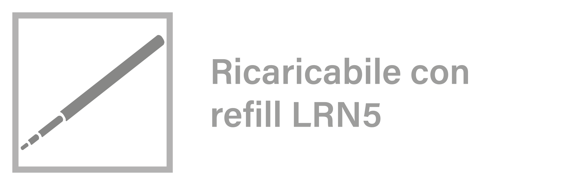 icona ricaricabile con refill senza scritta LRN5